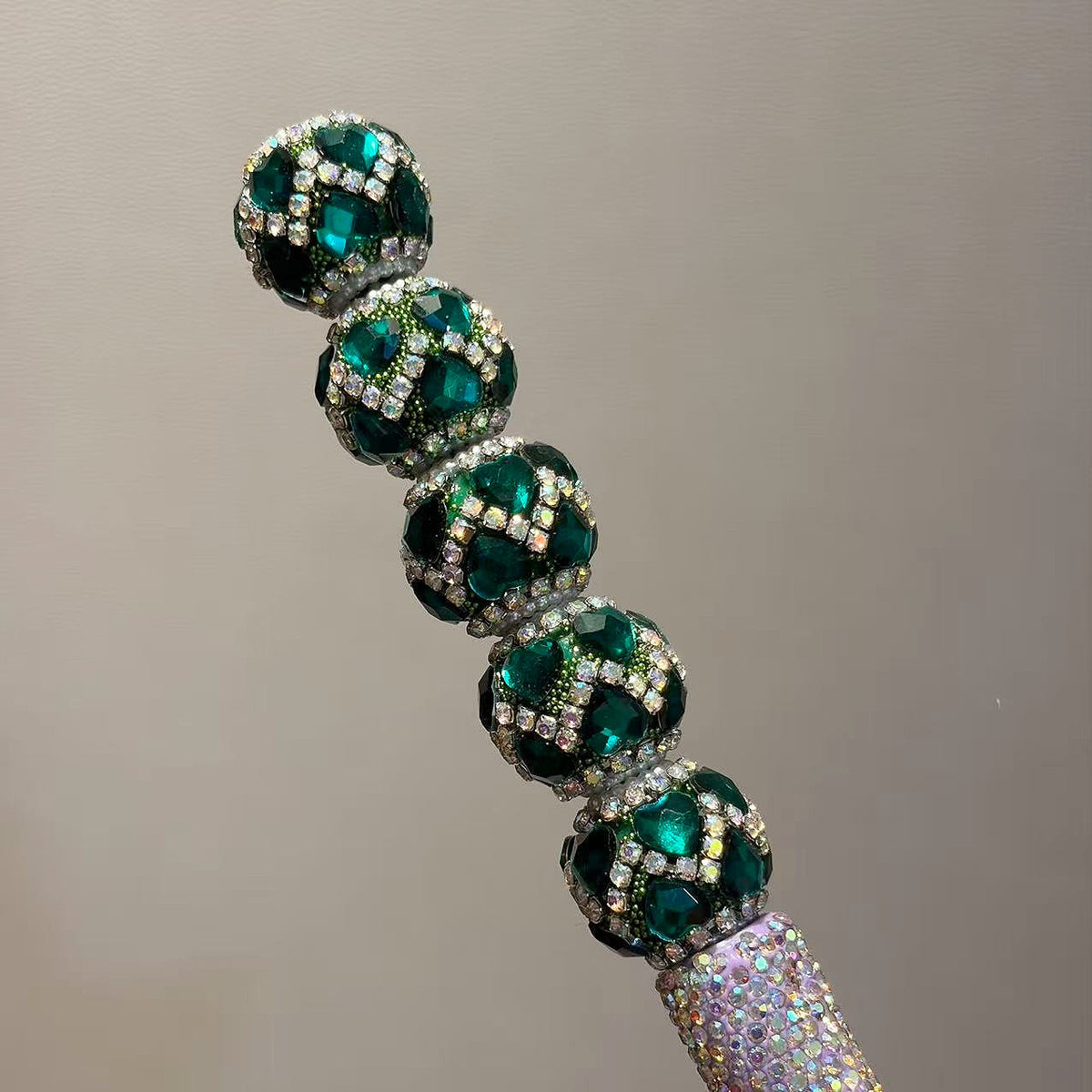 Ornate Facet Inlay Fancy Beads
