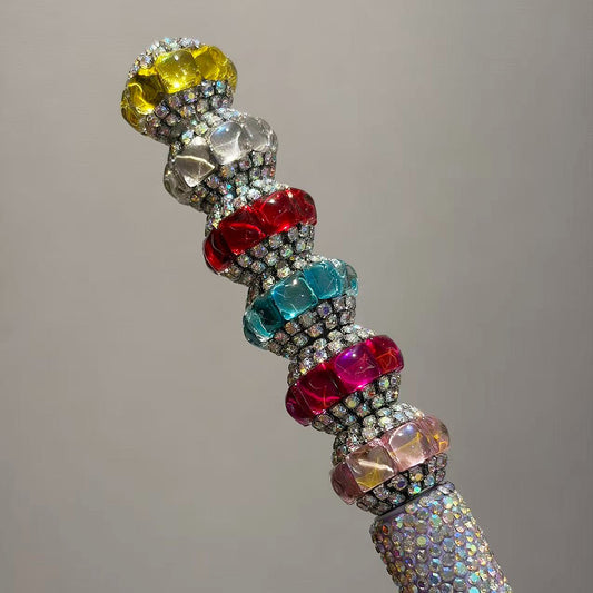 Square Gem Trim Fancy Beads