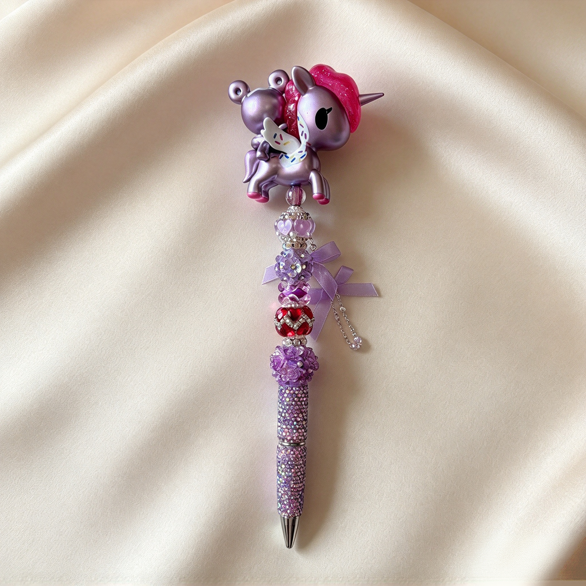Lavender Donut Tokidoki Rhinestone Pen
