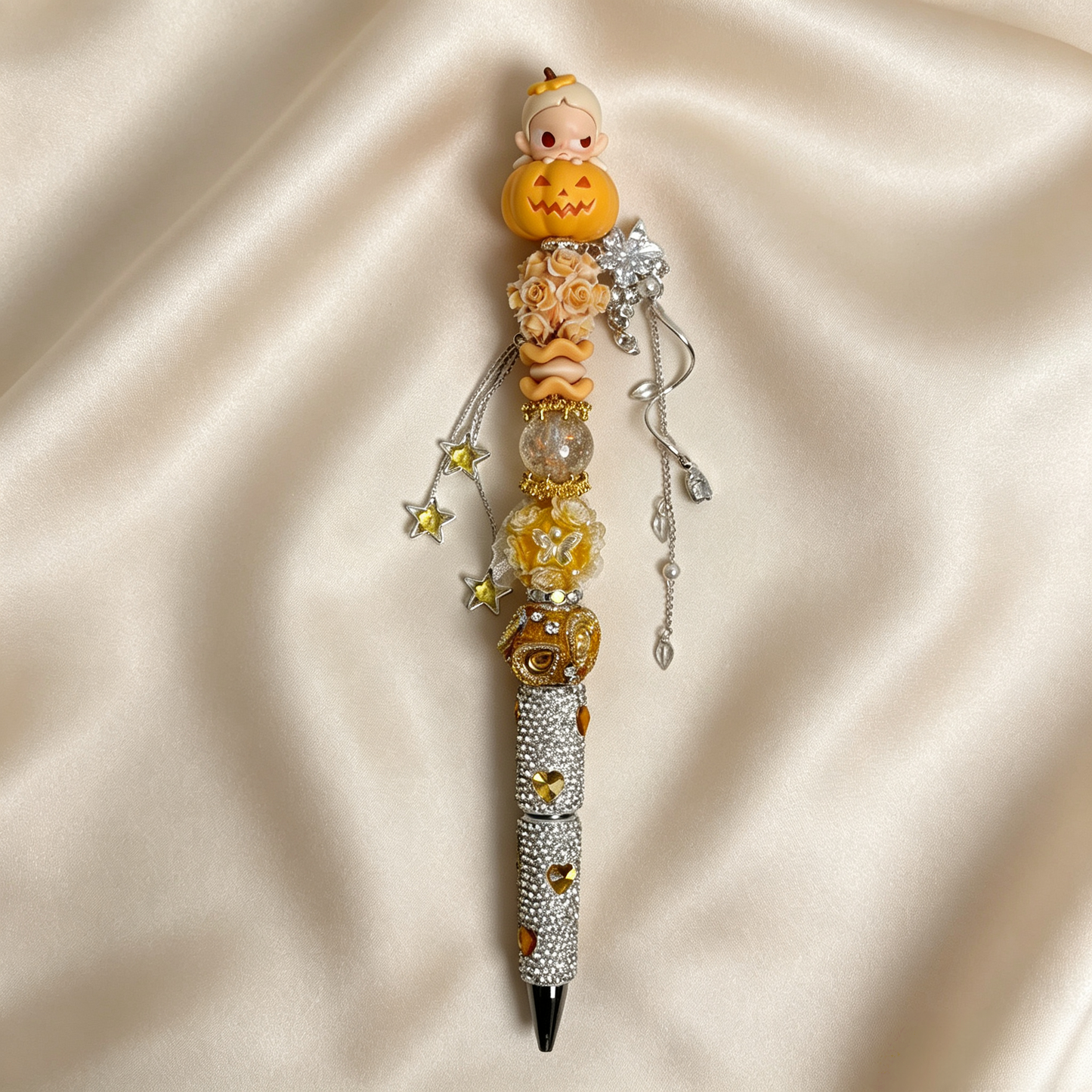 Halloween Special✨Pumpkin Rhinestone Handmade Pen
