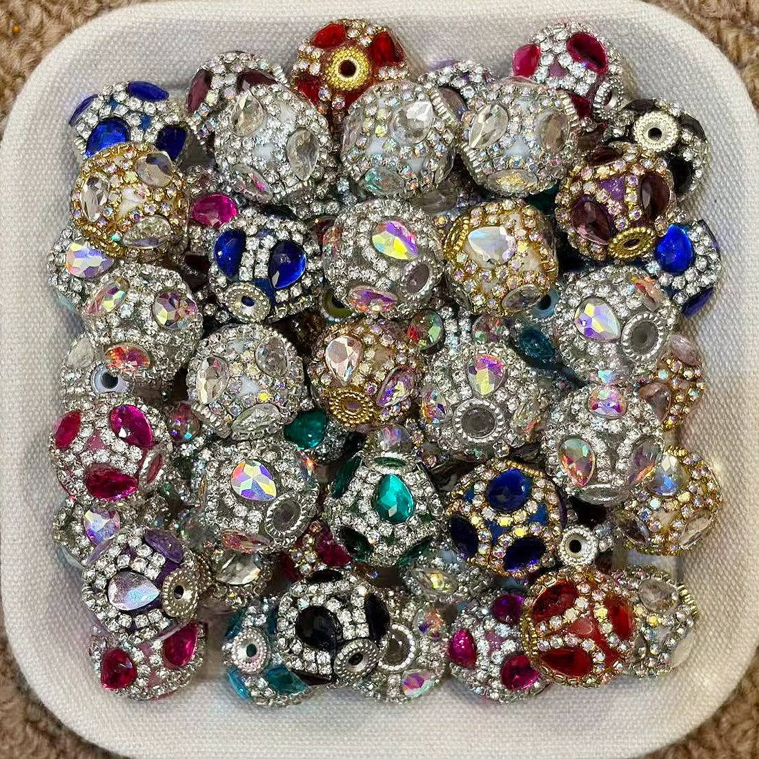 Teardrop Gem Bling Fancy Beads