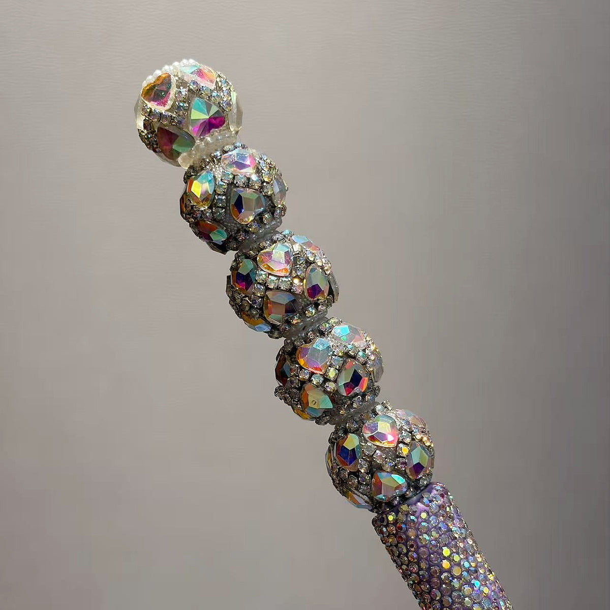 Ornate Facet Inlay Fancy Beads
