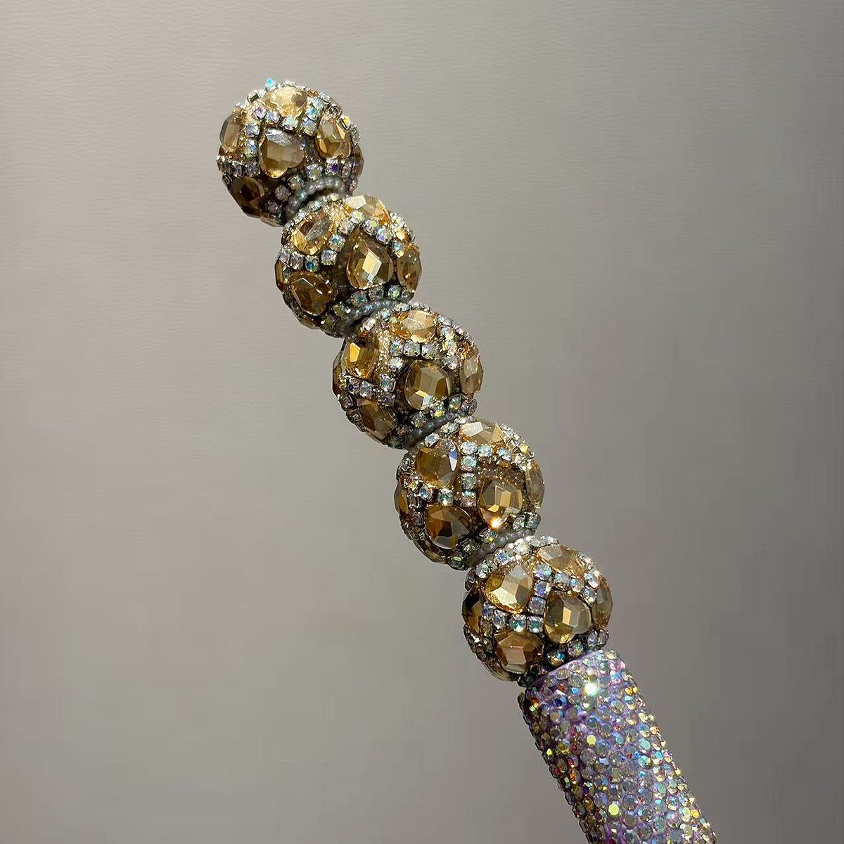 Ornate Facet Inlay Fancy Beads