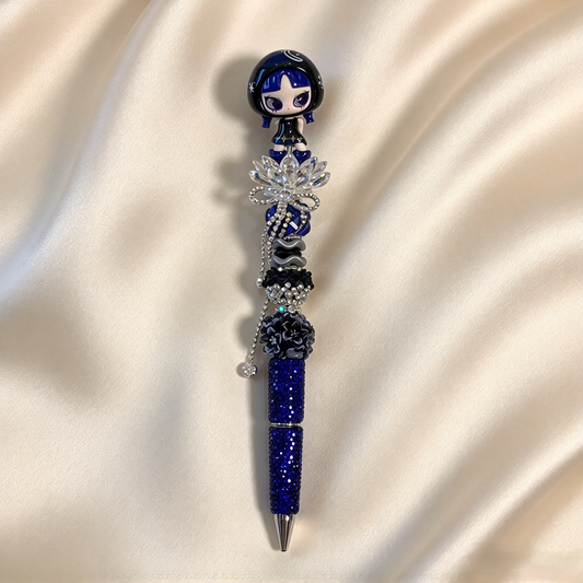 Midnight Sapphire Inn Rhinestone Pen