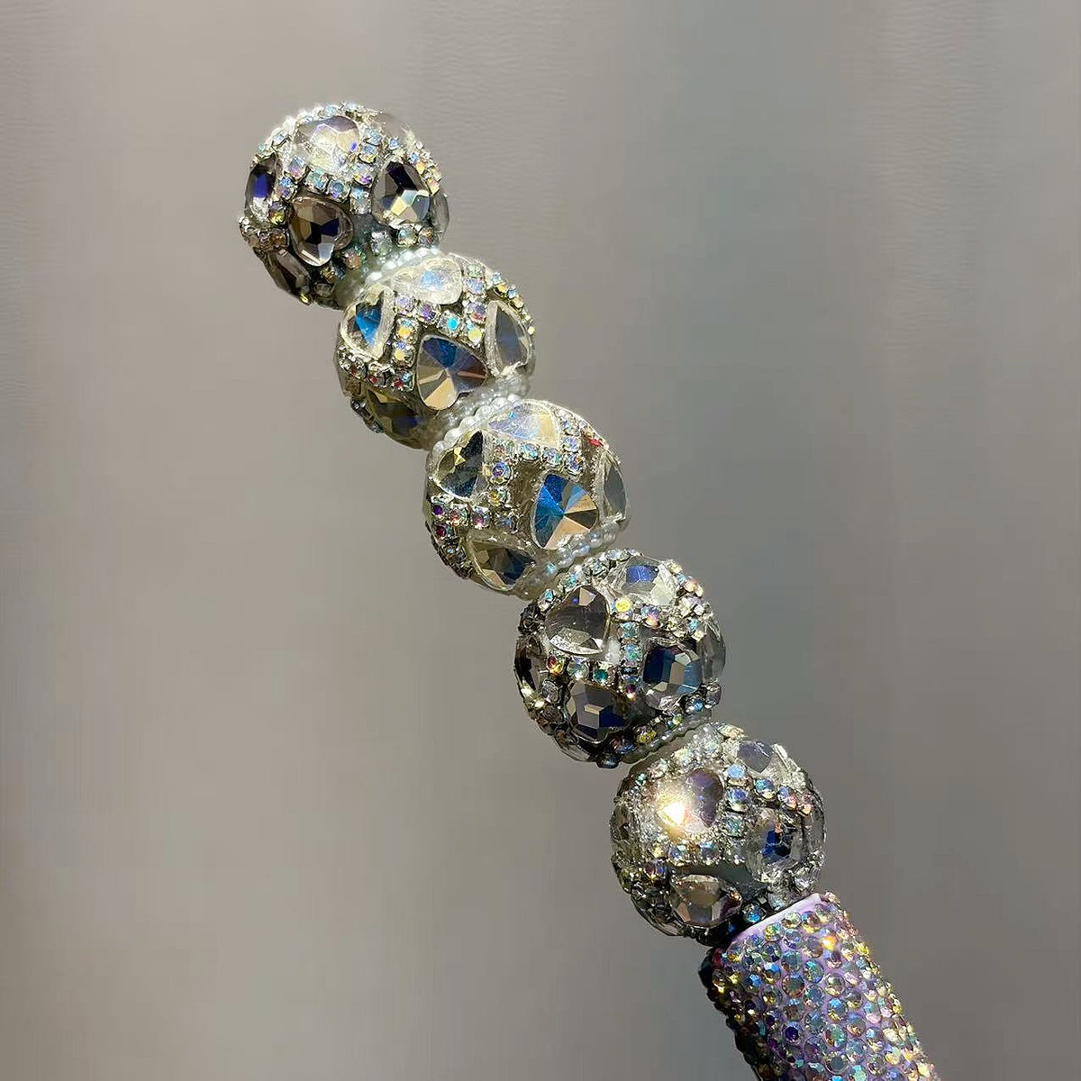 Ornate Facet Inlay Fancy Beads