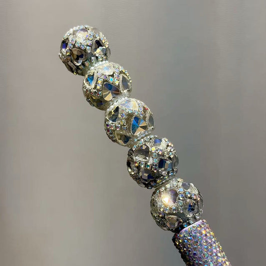 Ornate Facet Inlay Fancy Beads