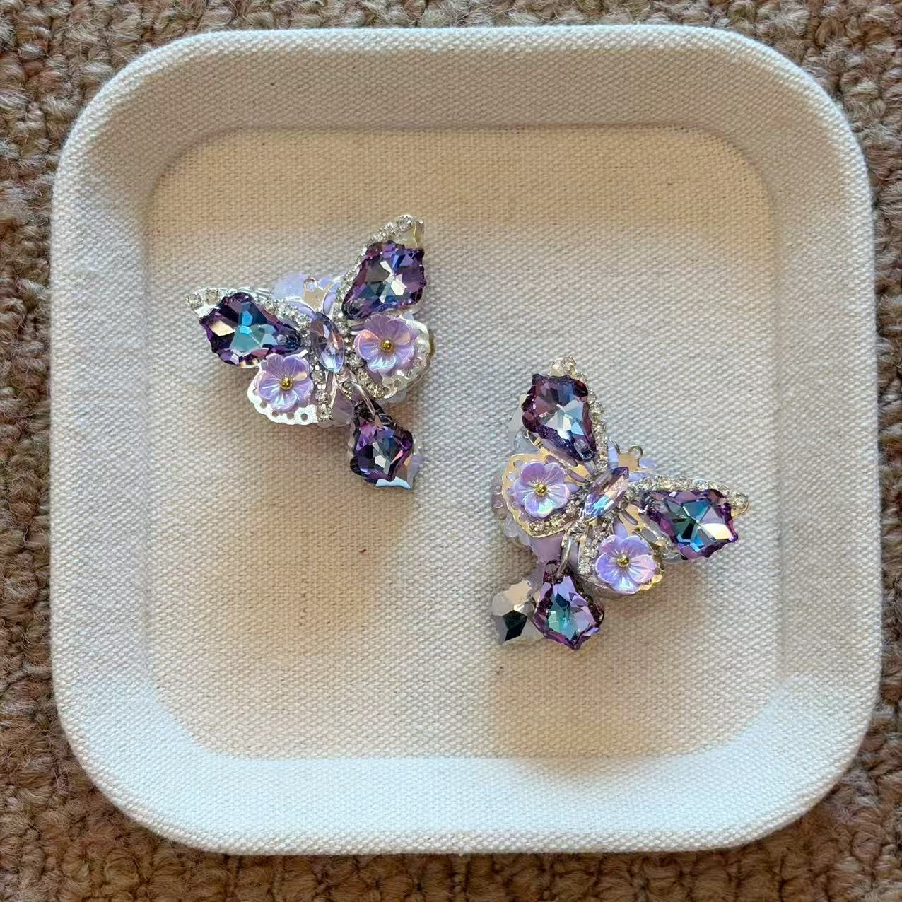 Crystal Floral Butterfly Fancy Beads