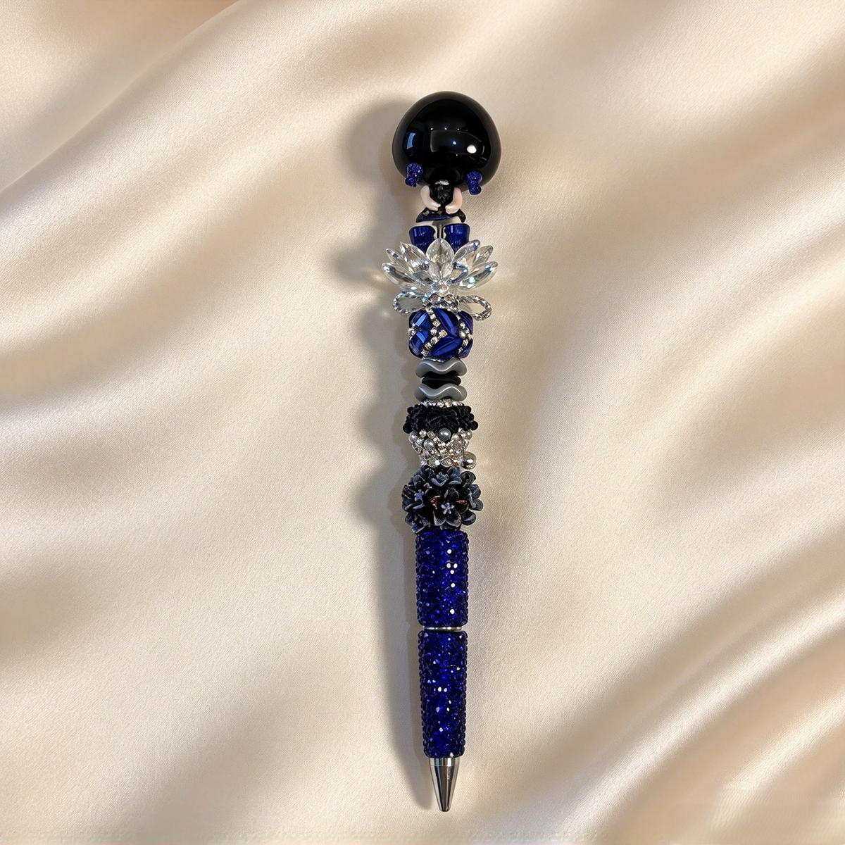 Midnight Sapphire Inn Rhinestone Pen
