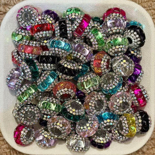 Square Gem Trim Fancy Beads