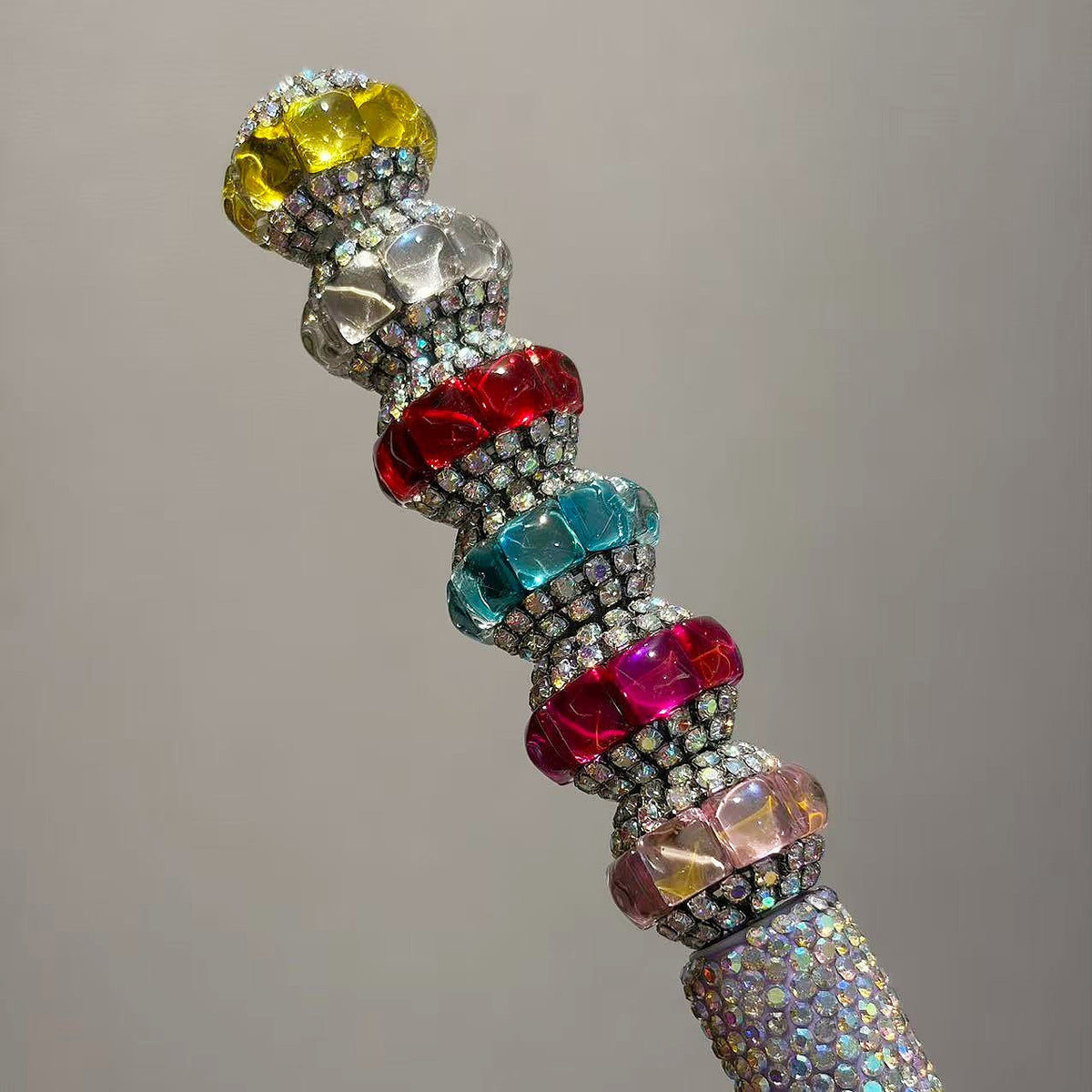 Square Gem Trim Fancy Beads
