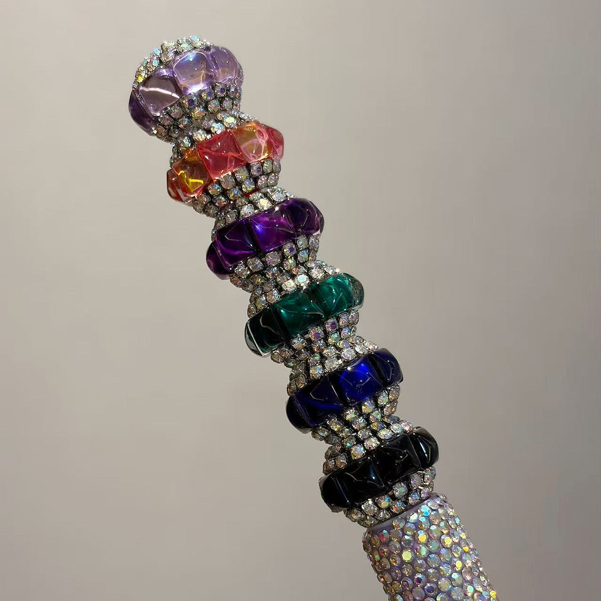 Square Gem Trim Fancy Beads