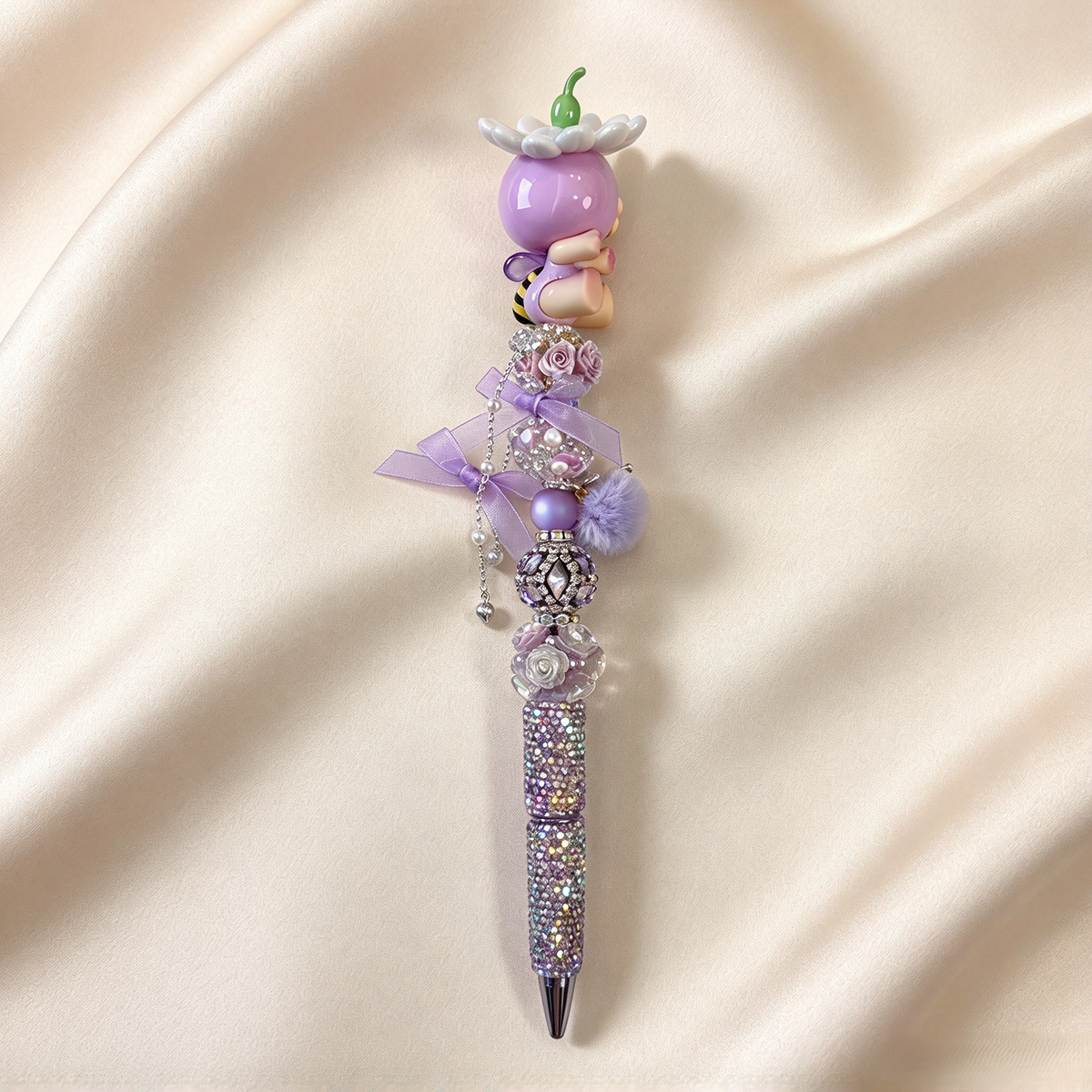 Lavender Nectar Rhinestone Pen