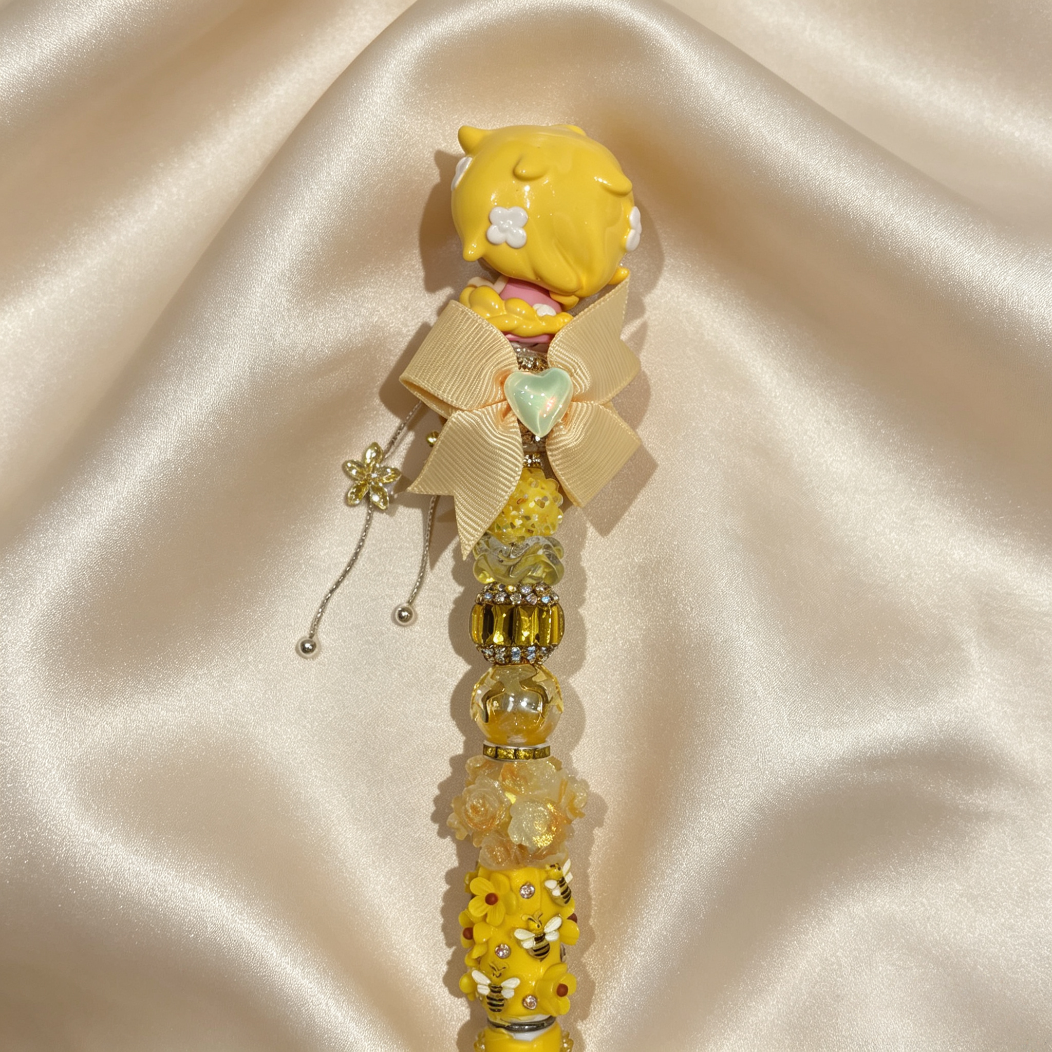 Princess diamond beadable pen