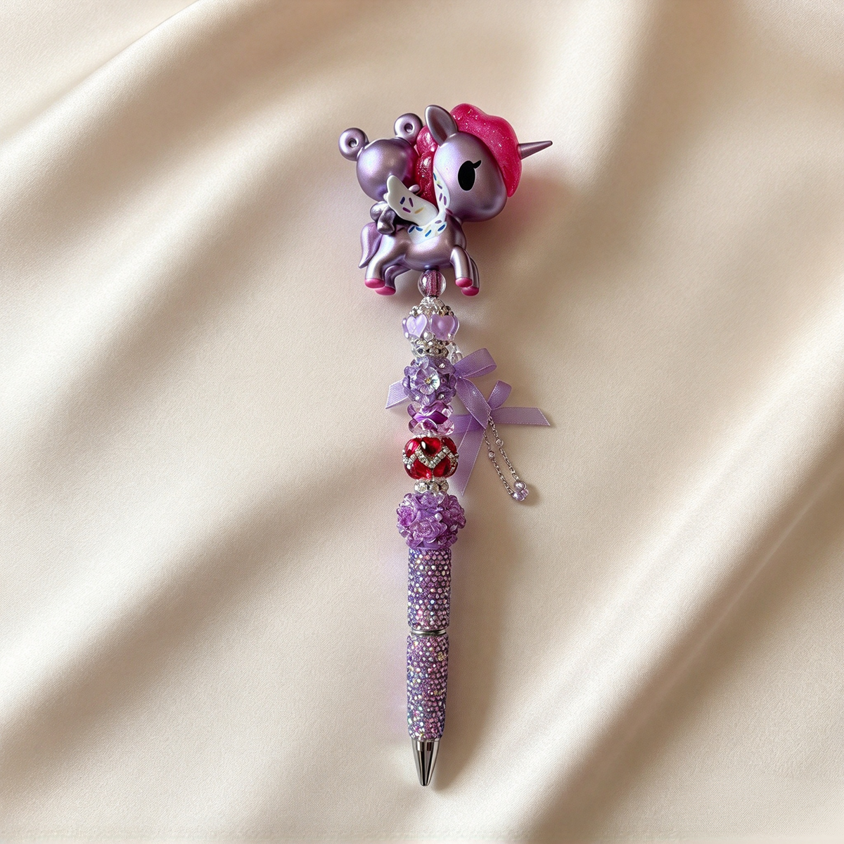 Lavender Donut Tokidoki Rhinestone Pen