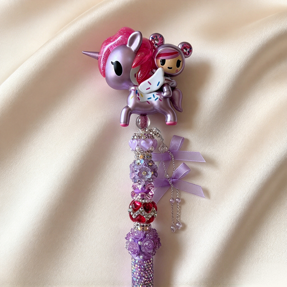 Lavender Donut Tokidoki Rhinestone Pen