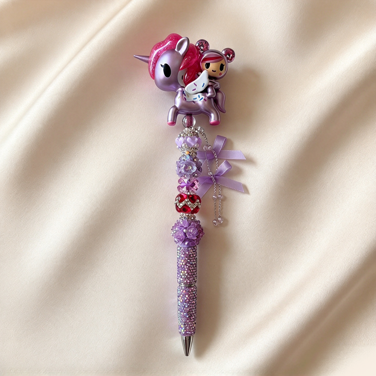 Lavender Donut Tokidoki Rhinestone Pen