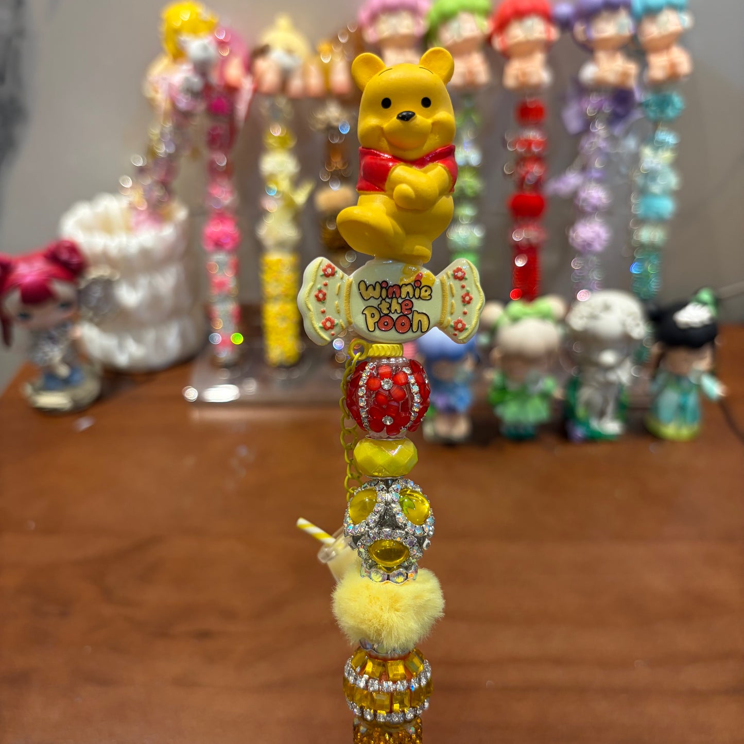 Winnie Rhinestone Handmade Pen