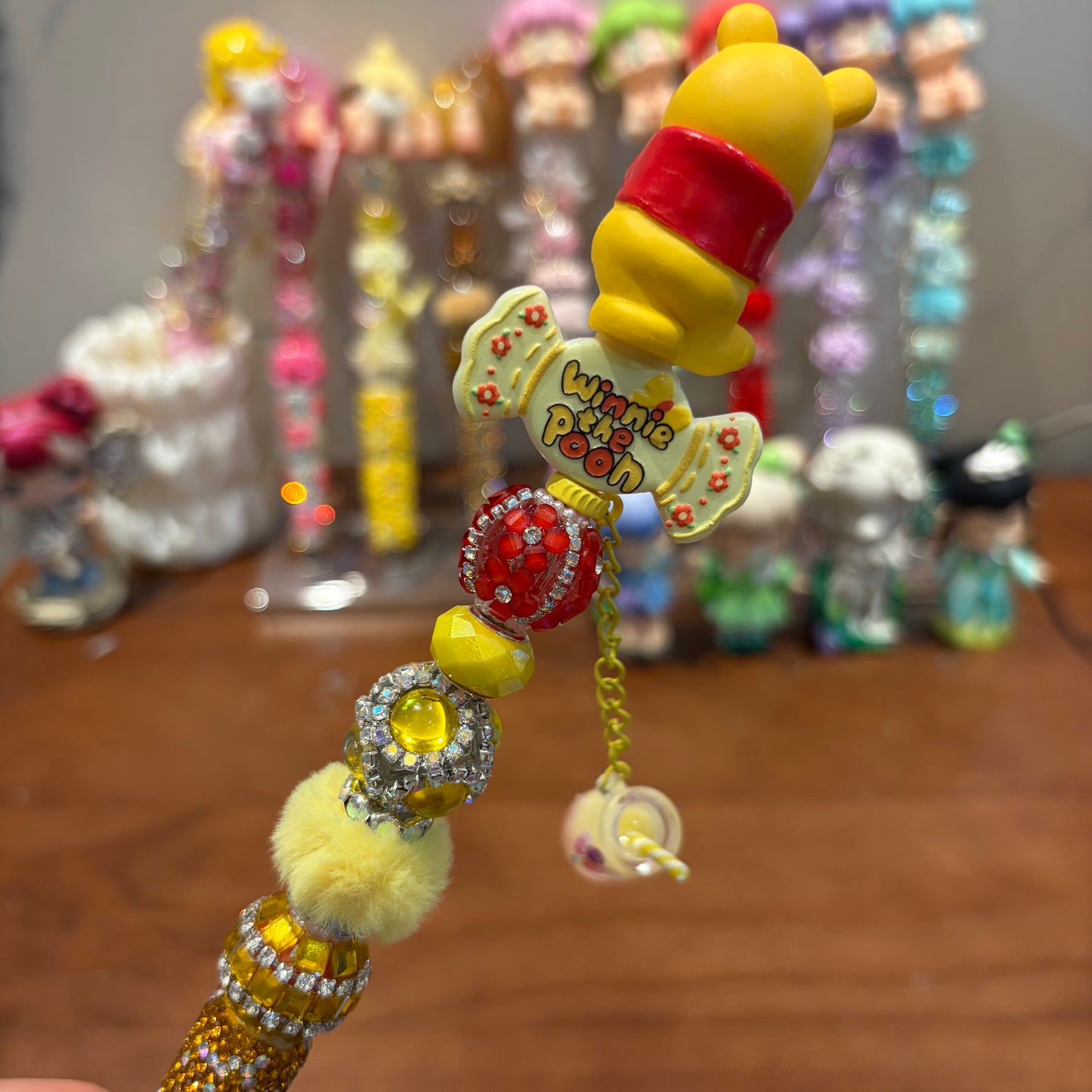 Winnie Rhinestone Handmade Pen