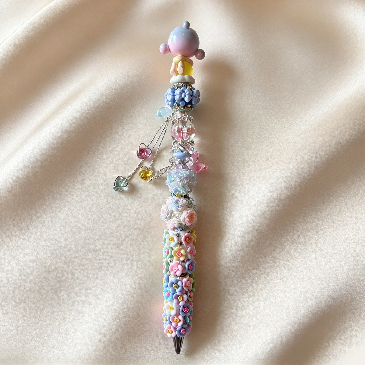 Rainbow Petal SP Rhinestone Pen