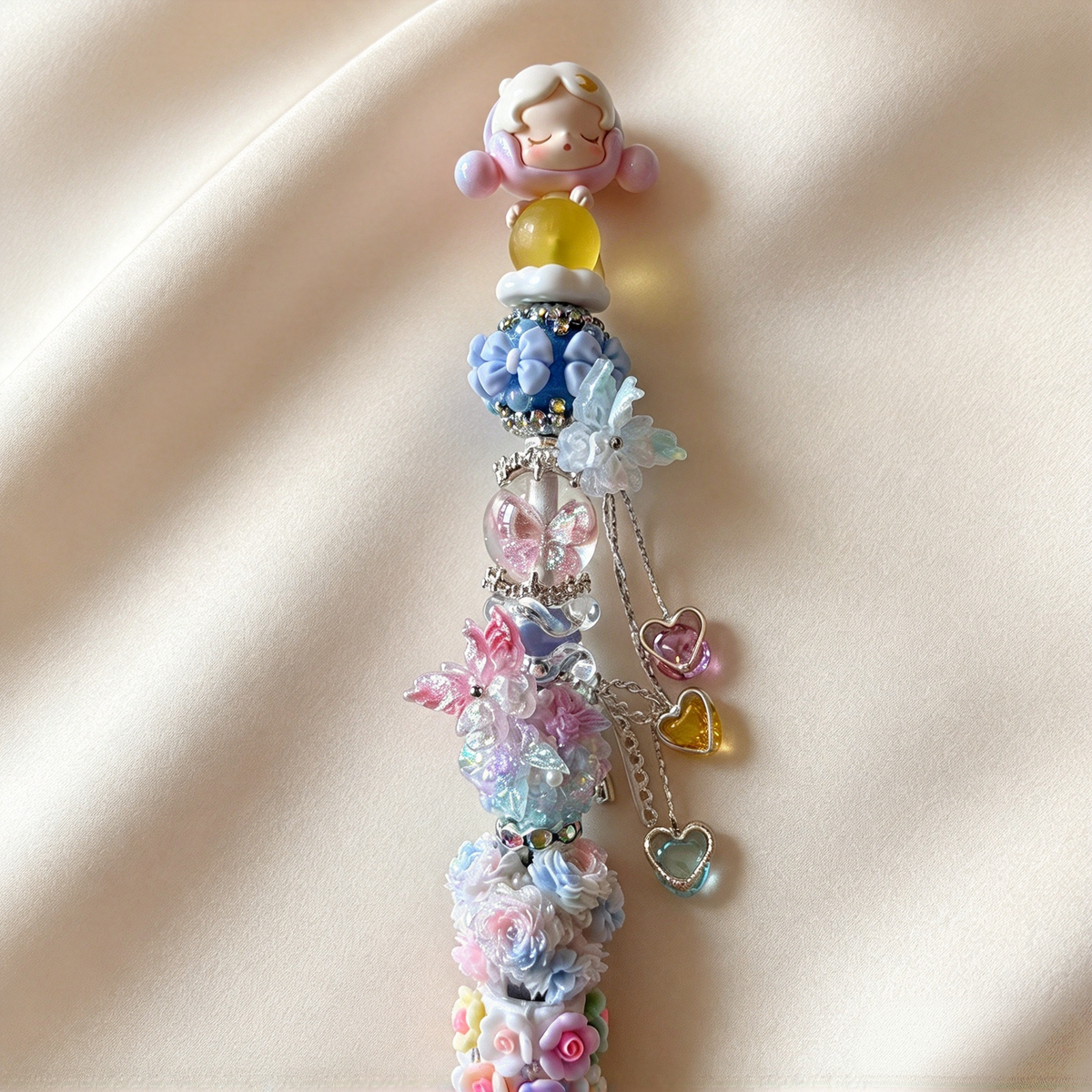 Rainbow Petal SP Rhinestone Pen