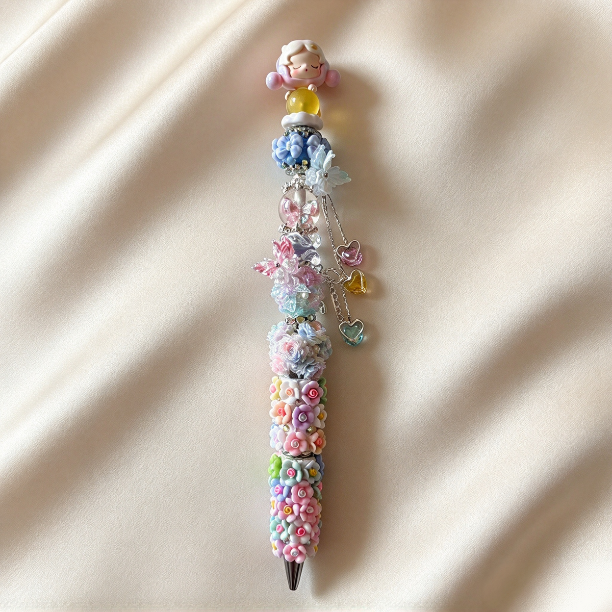 Rainbow Petal SP Rhinestone Pen