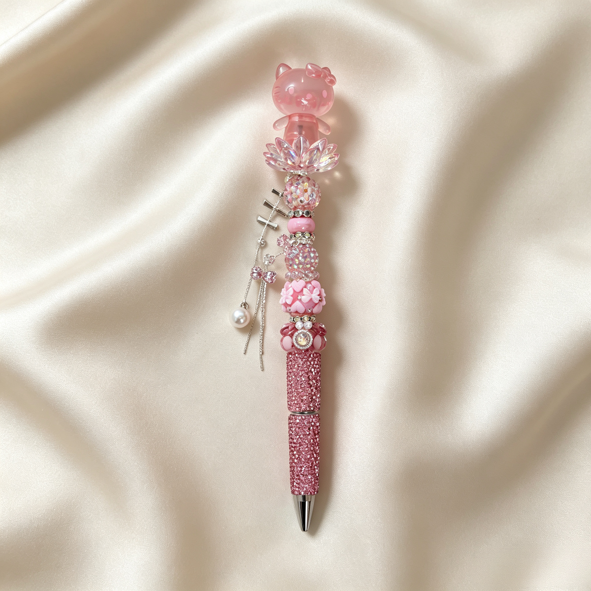 Jelly Kitty Rhinestone Pen