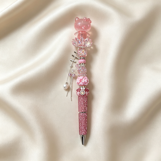 Jelly Kitty Rhinestone Pen