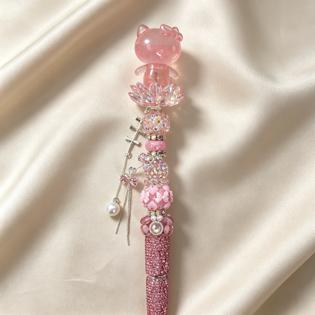 Jelly Kitty Rhinestone Pen
