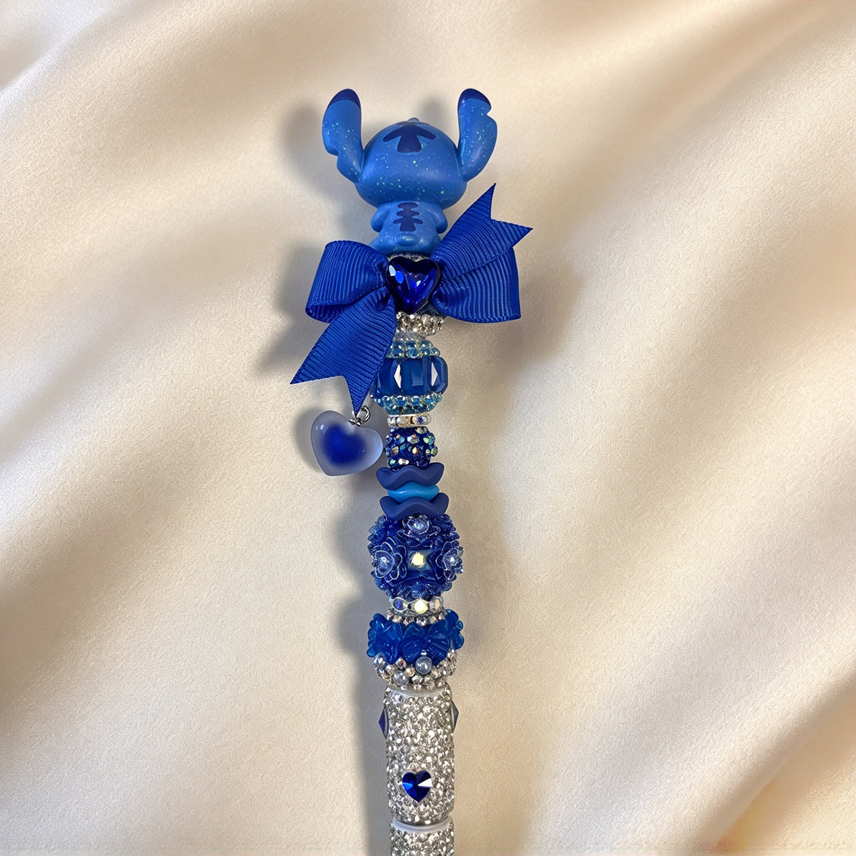 Indigo Tides Stitch Rhinestone Pen