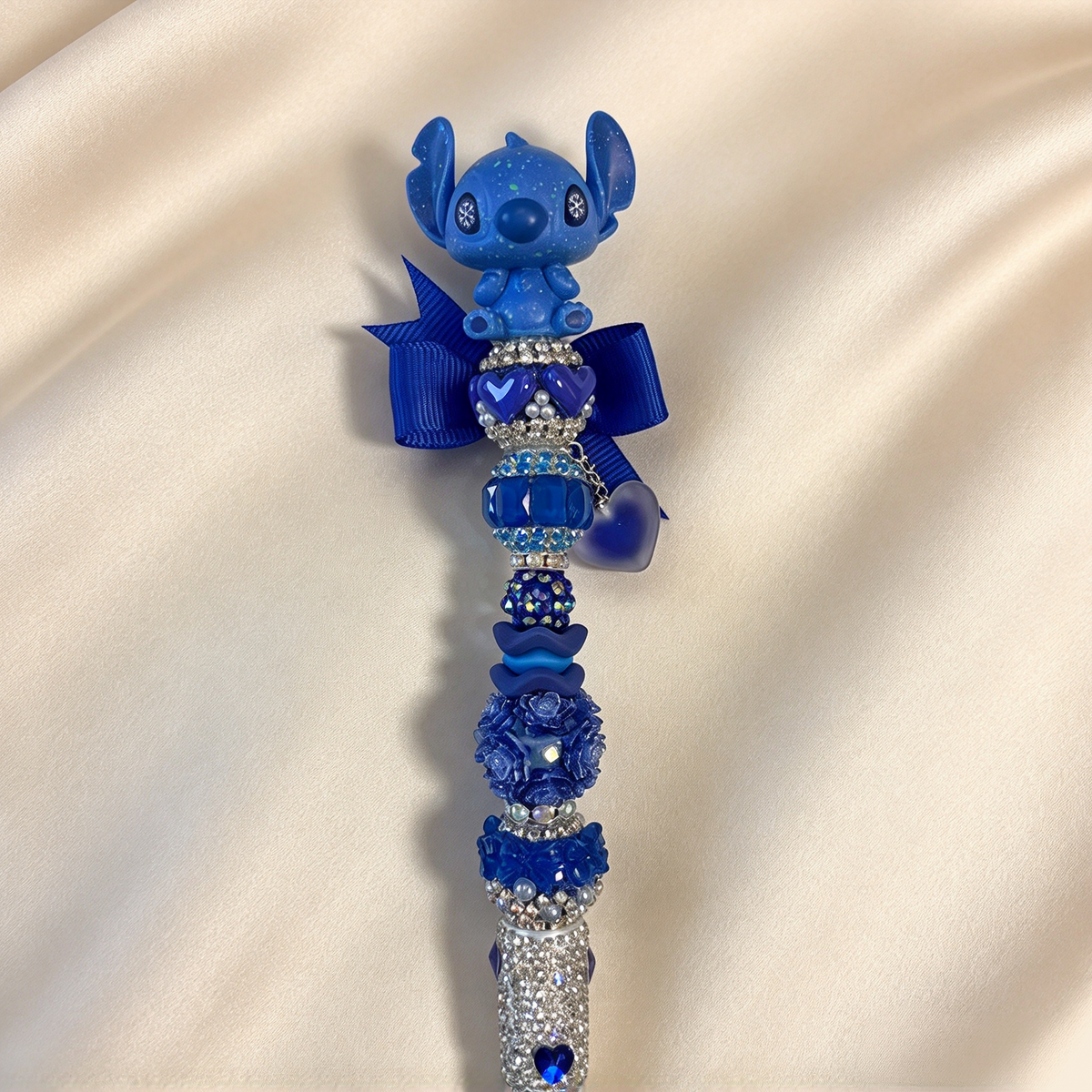 Indigo Tides Stitch Rhinestone Pen