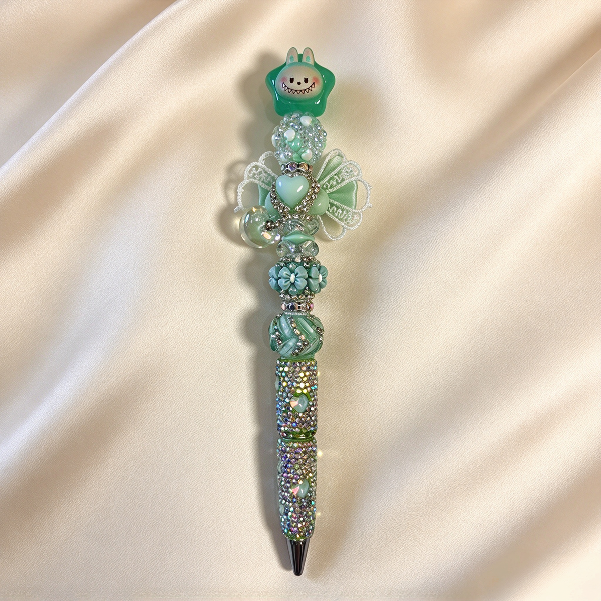 Mint Star bubu Rhinestone Pen