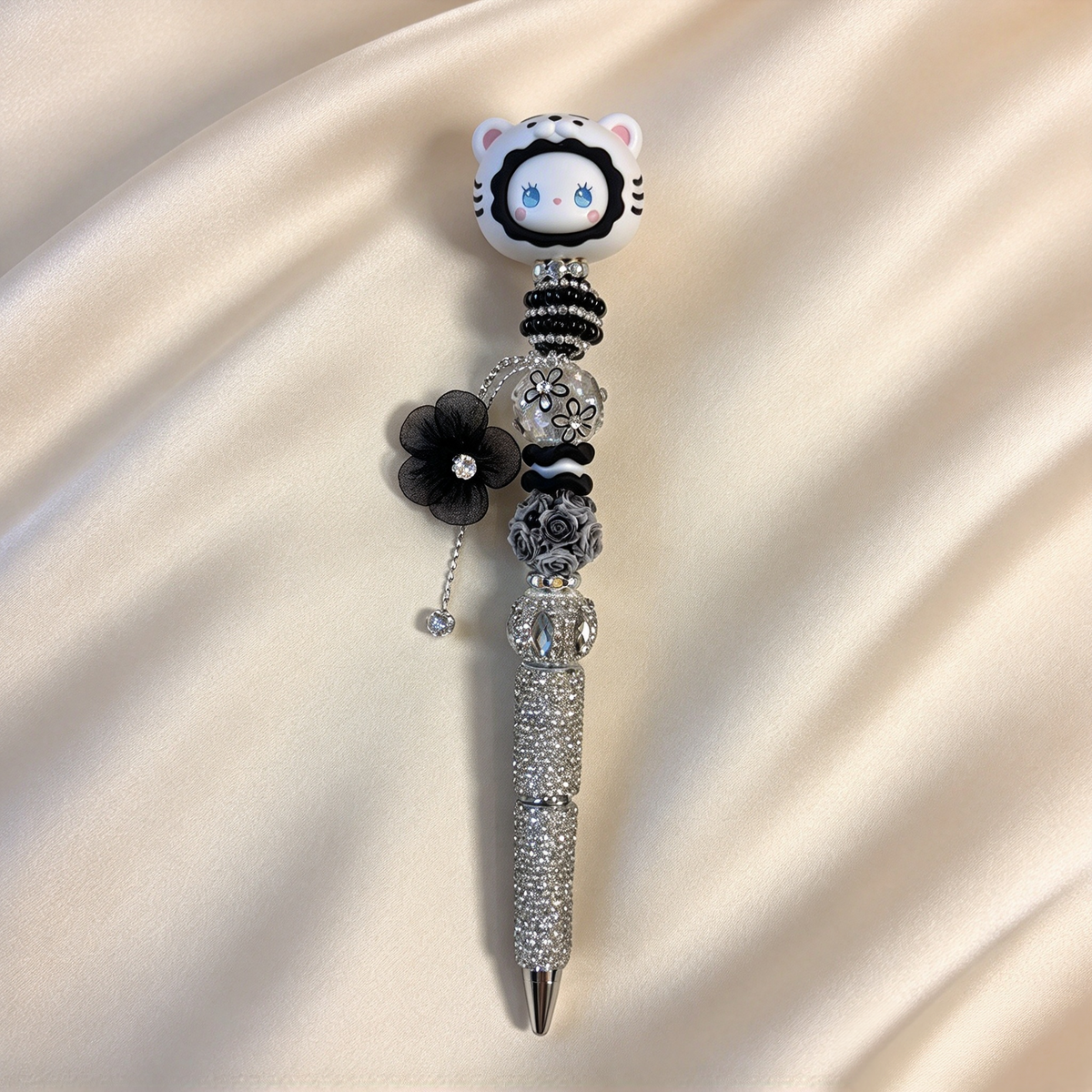 Monochrome Emma Rhinestone Pen