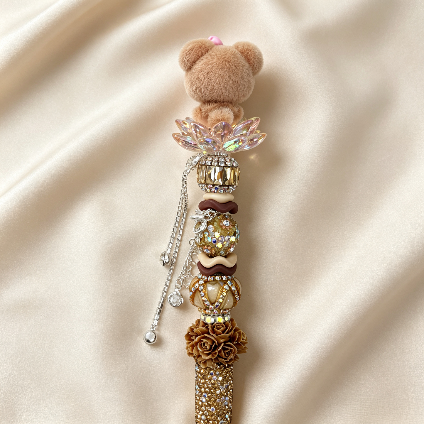 Caramel Nommi Handmade Rhinestone Pen