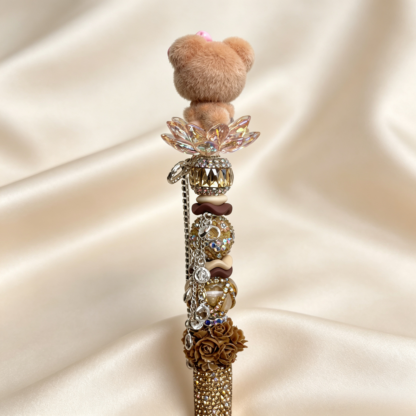 Caramel Nommi Handmade Rhinestone Pen