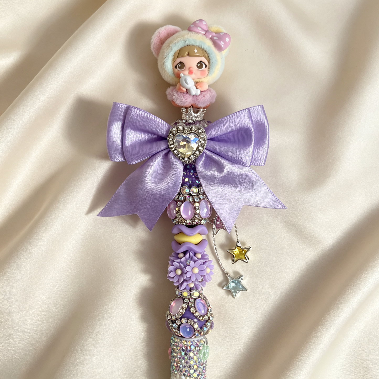 Lavender Starwish Nommi Handmade Rhinestone Pen