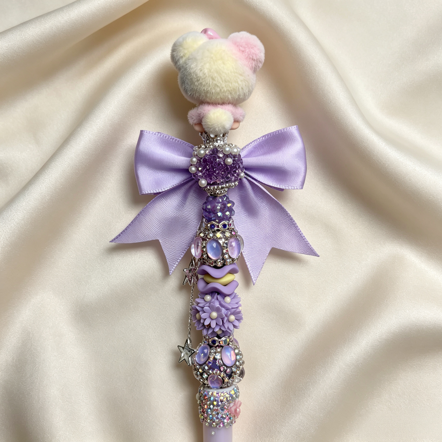 Lavender Starwish Nommi Handmade Rhinestone Pen