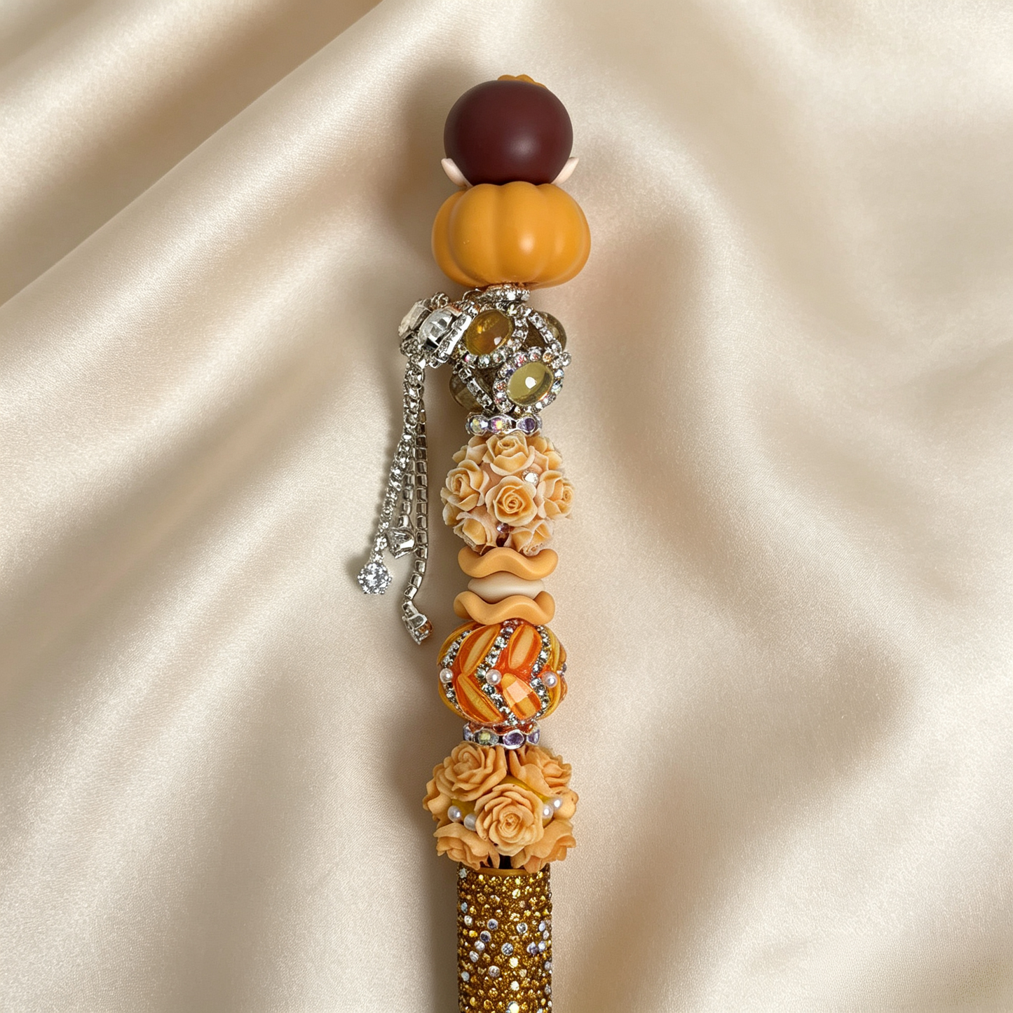 Halloween Special✨Pumpkin Rhinestone Handmade Pen
