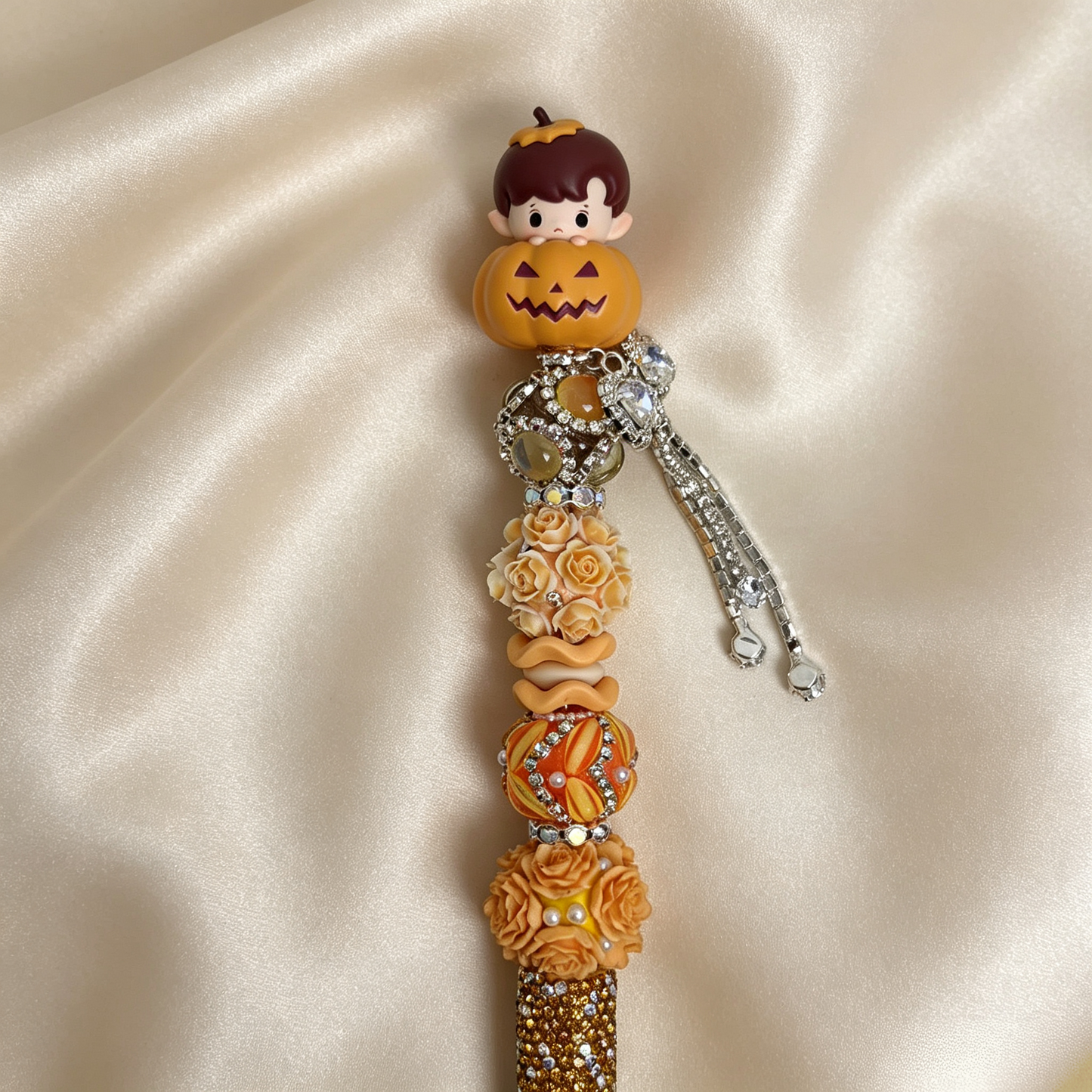Halloween Special✨Pumpkin Rhinestone Handmade Pen
