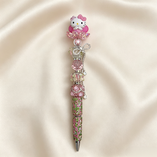 Whispers of Spring Rhinestone Handmade Pen