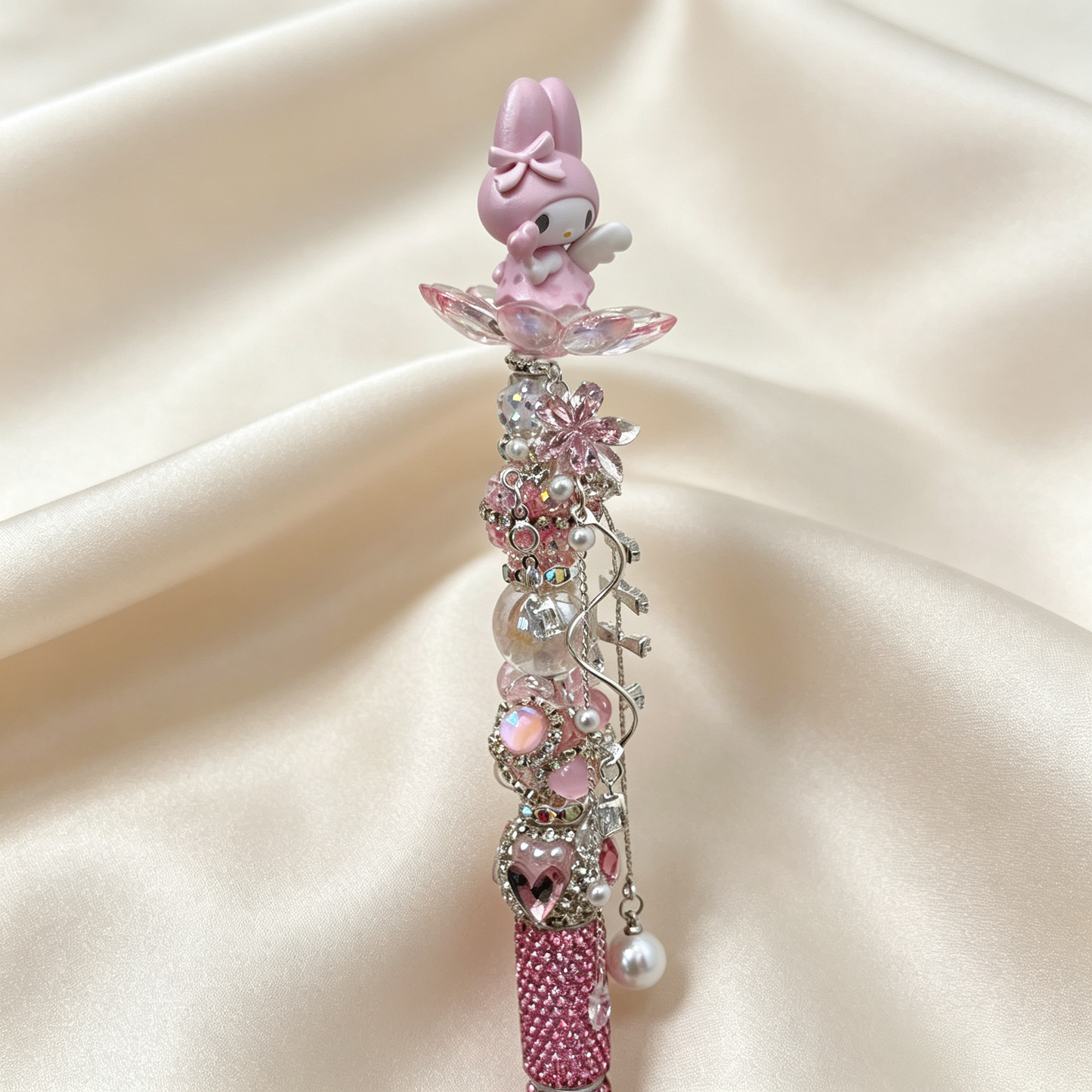 My Melody Beaded Rhinestone Handmade Pen