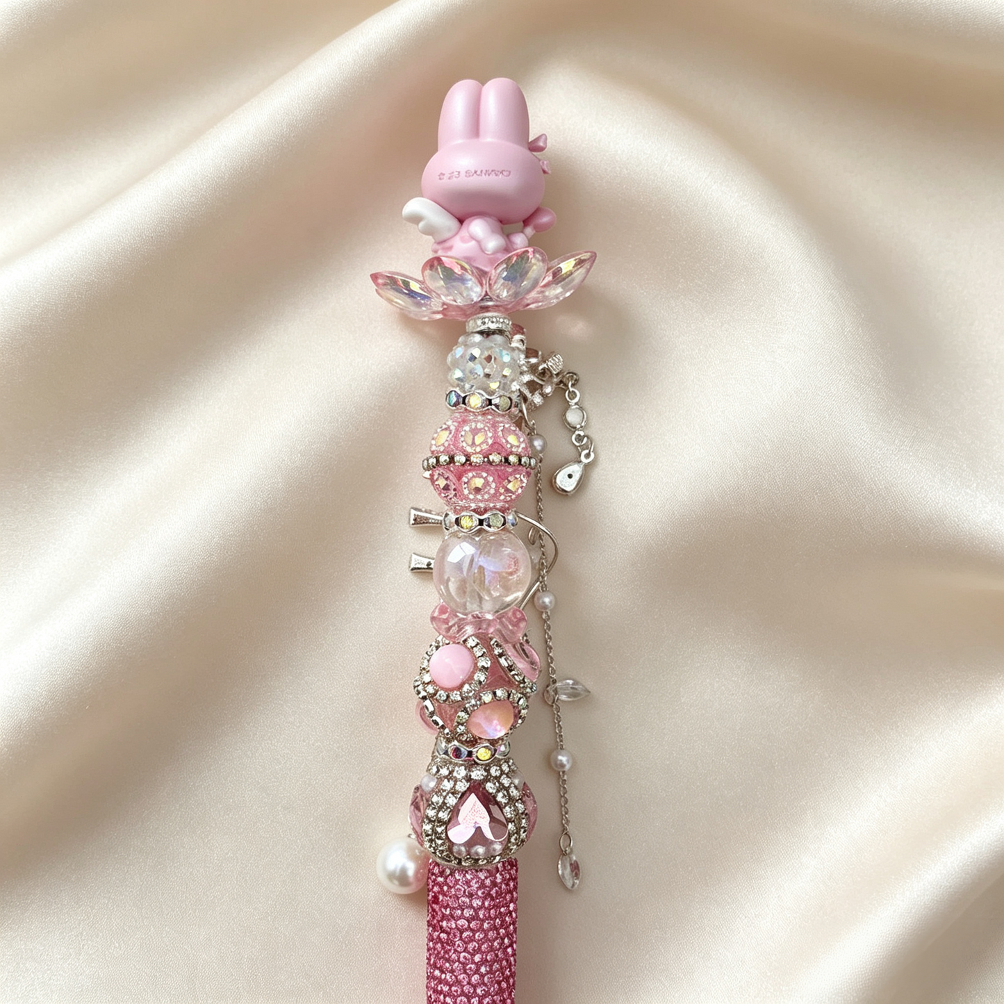 My Melody Beaded Rhinestone Handmade Pen
