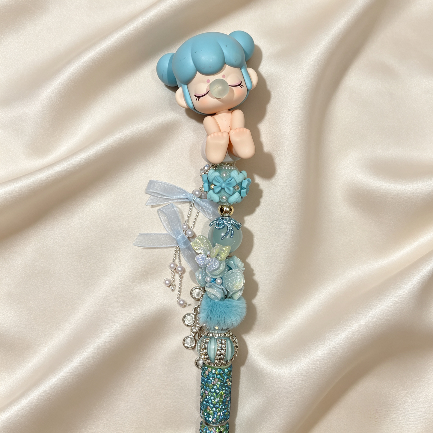 Bubble Girl Baby Nanci Handmade Rhinestone Pen