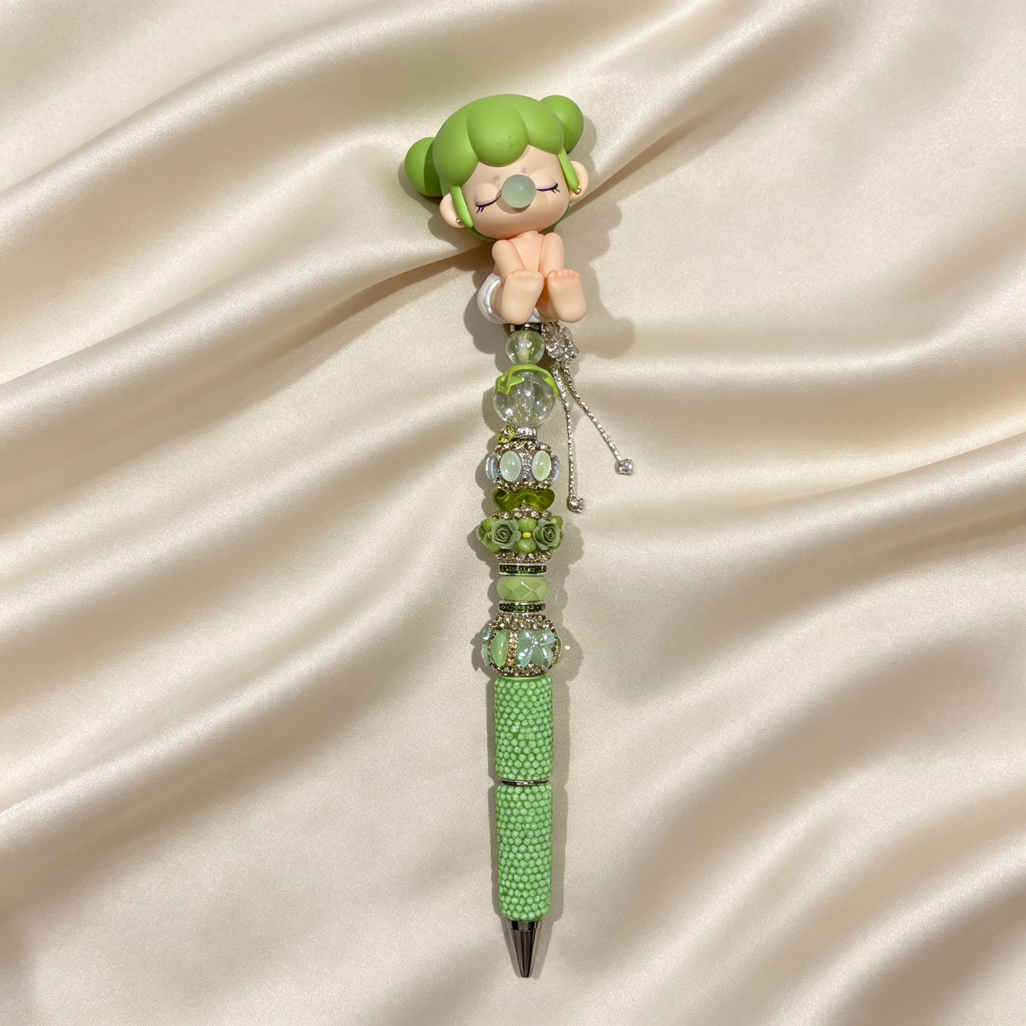 Bubble Girl Baby Nanci Handmade Rhinestone Pen