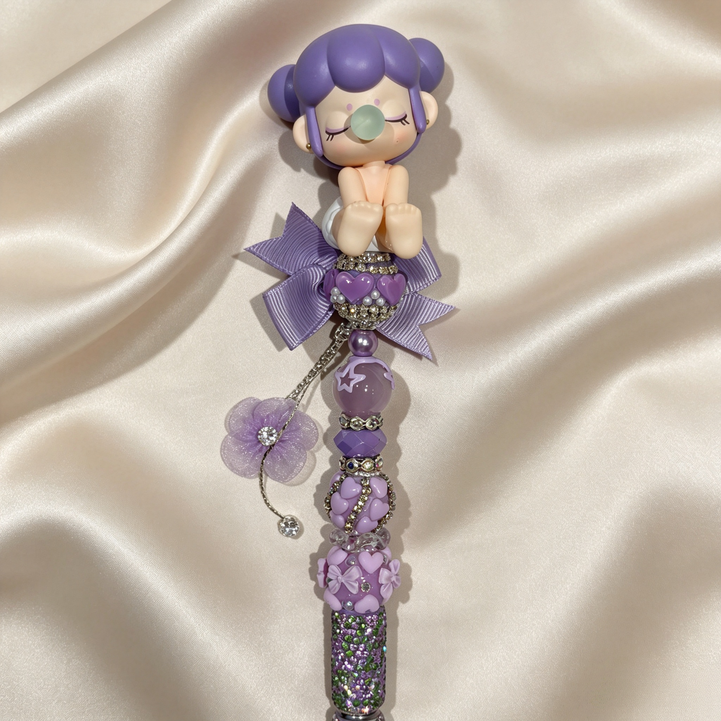 Bubble Girl Baby Nanci Handmade Rhinestone Pen