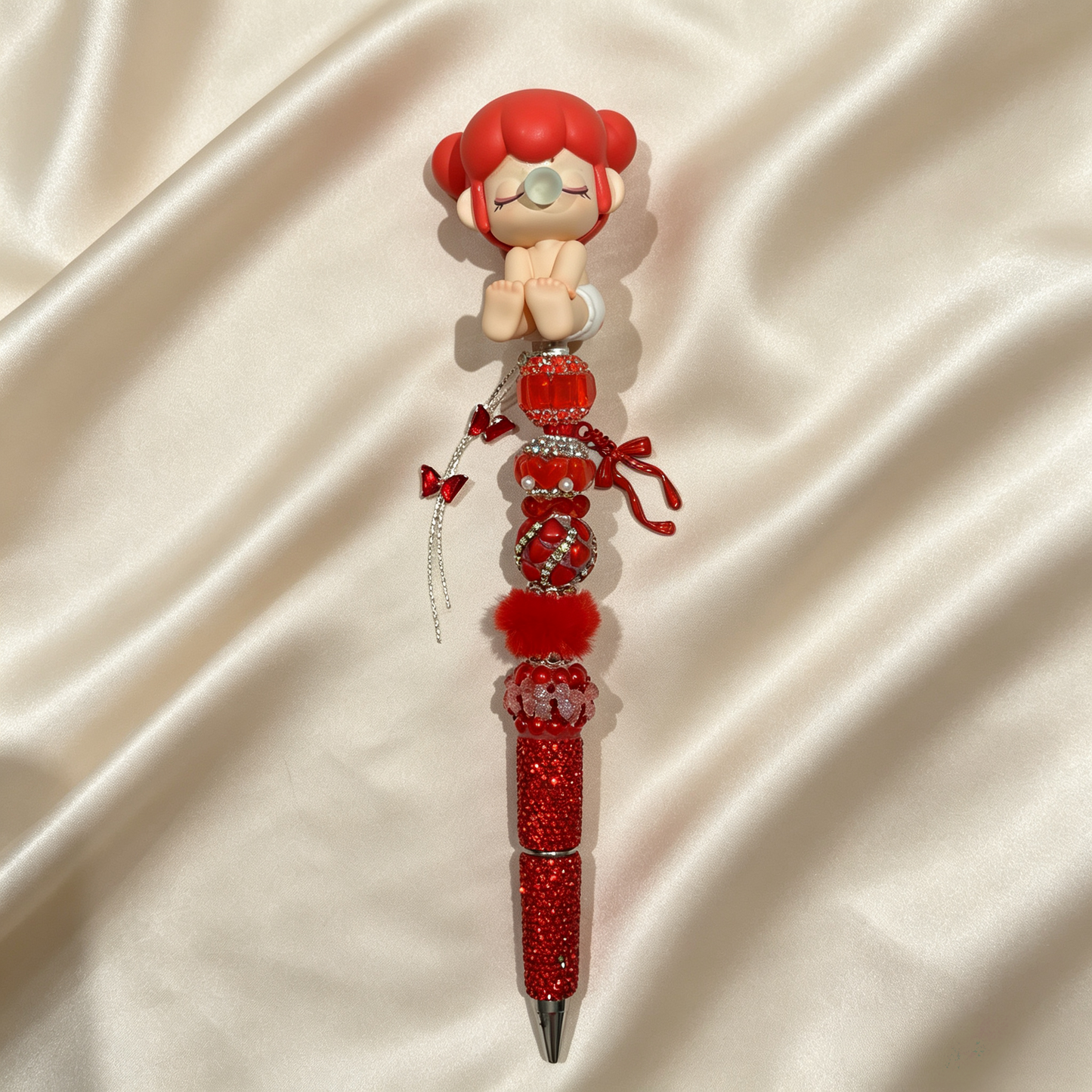 Bubble Girl Baby Nanci Handmade Rhinestone Pen