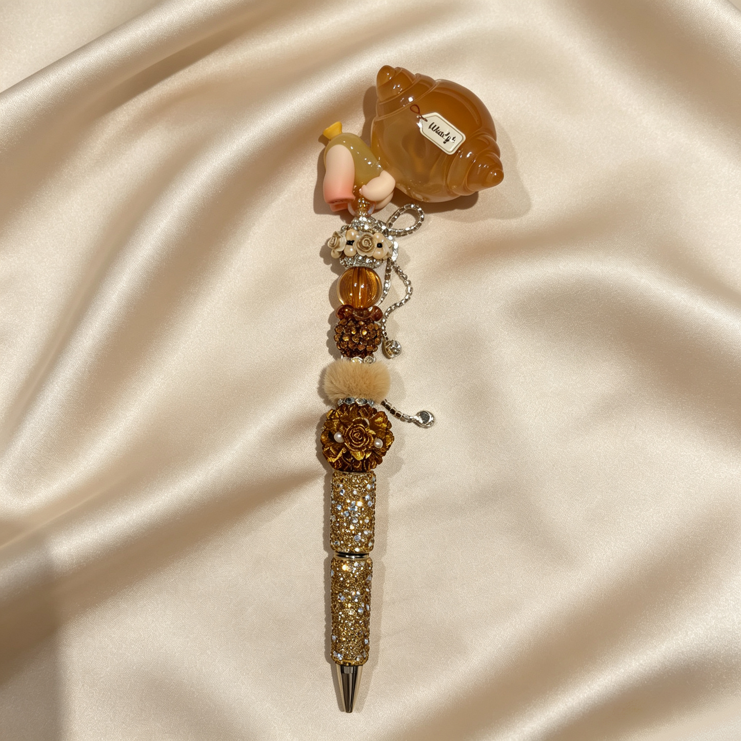 Sleepy Wendy Handmade Rhinestone Pen