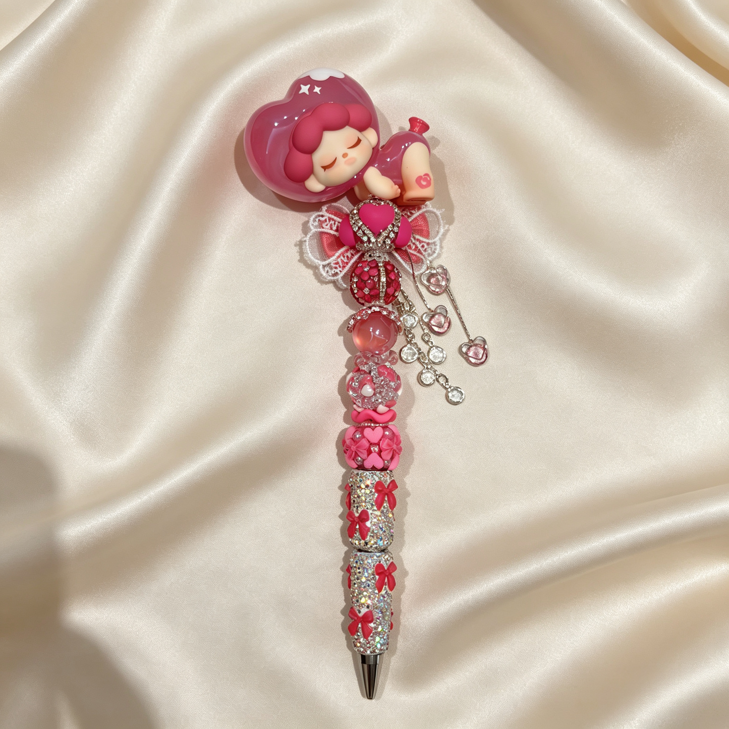 Sleepy Wendy Handmade Rhinestone Pen