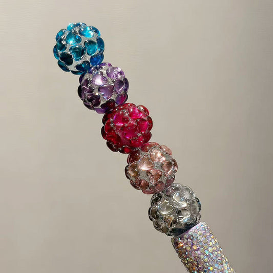 Bubble Heart Acrylic Fancy Beads
